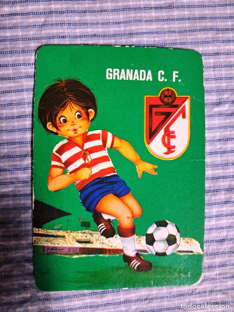 Coleccionismo calendarios: Calendario f&uacute;tbol Granada C.F. A&ntilde;o 1976. Estado ver imagen