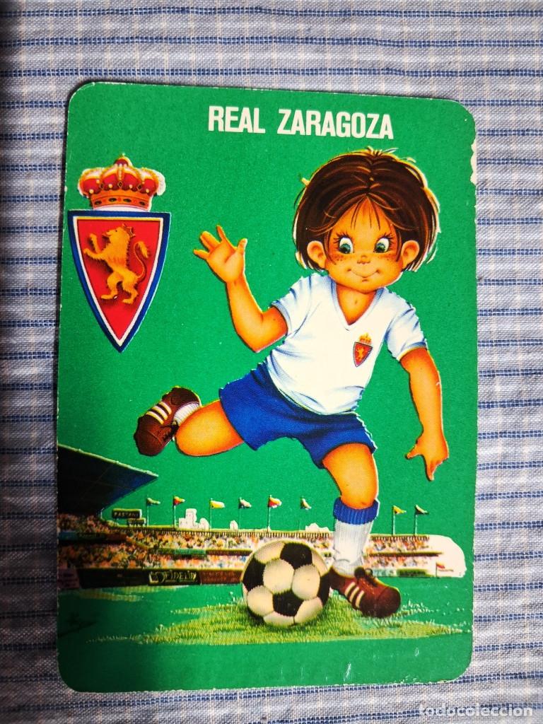 Coleccionismo calendarios: Calendario f&uacute;tbol Real Zaragoza. A&ntilde;o 1976. Estado ver imagen