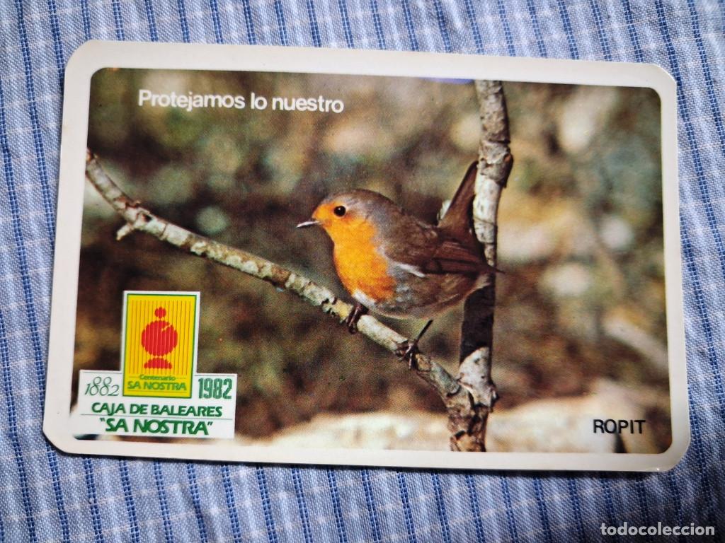 Coleccionismo calendarios: Calendario Caja de Baleares Sa Nostra. Ropit. A&ntilde;o 1982. Serie Aves. Estado ver imagen.