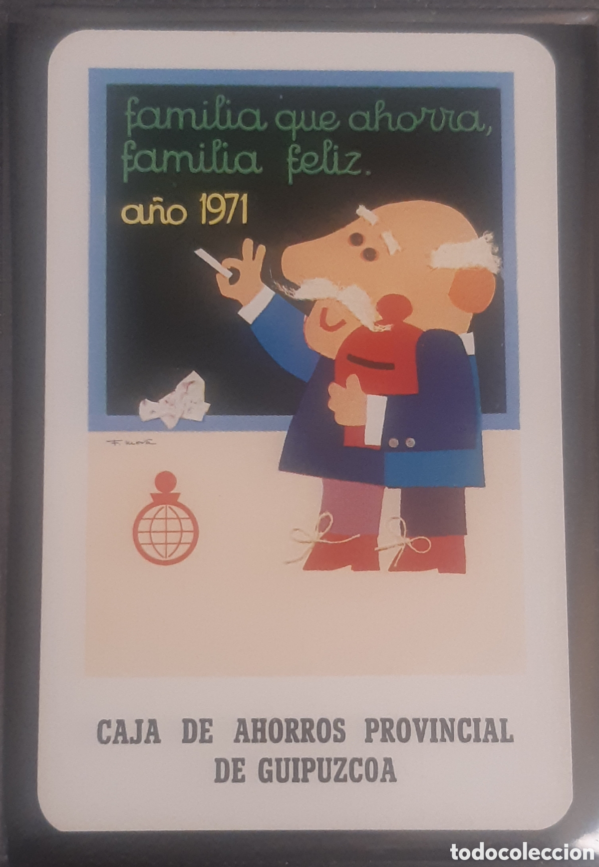 Coleccionismo calendarios: Calendario fournier Caja Provincial de Guipuzcoa 1971