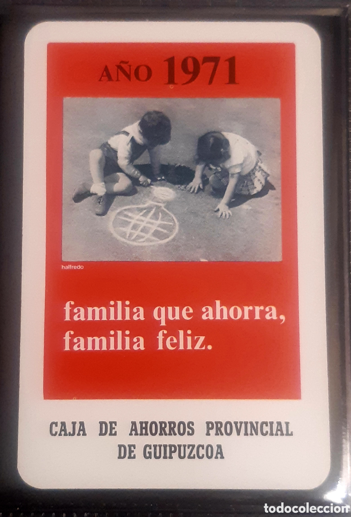 Coleccionismo calendarios: Calendario fournier Caja Provincial de Guipuzcoa 1971