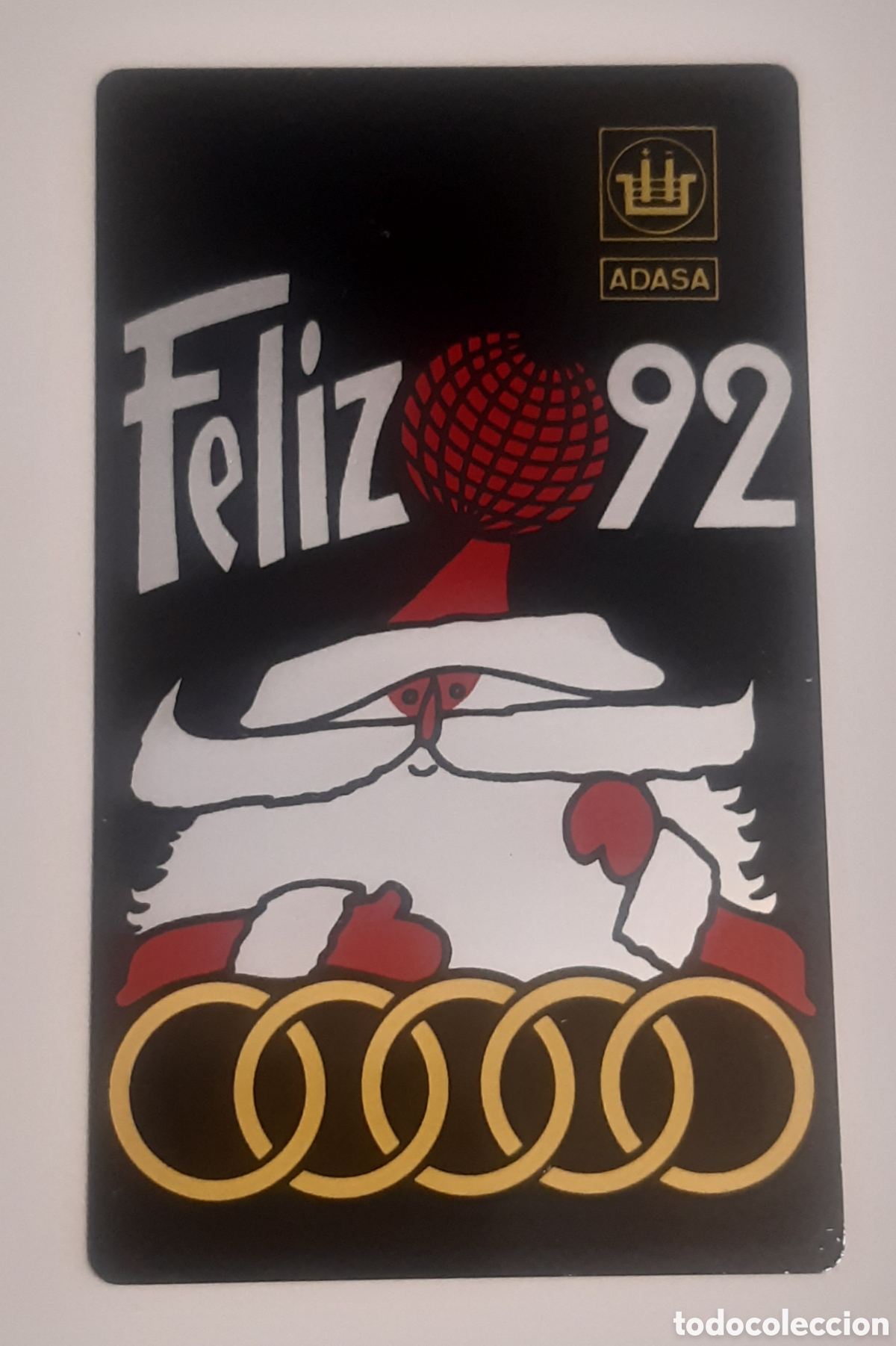 Coleccionismo calendarios: Calendario Adasa metalico 1992