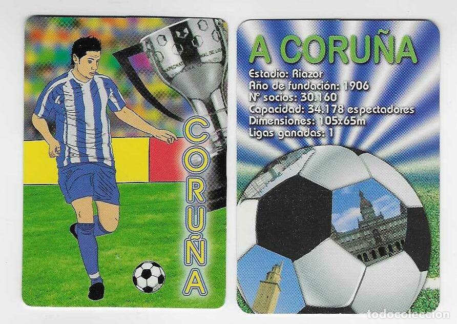 Coleccionismo calendarios: 2 CALENDARIOS DE BOLSILLO A&Ntilde;OS 2011 - 2012 F&Uacute;TBOL - CORU&Ntilde;A - VER FOTO REVERSOS