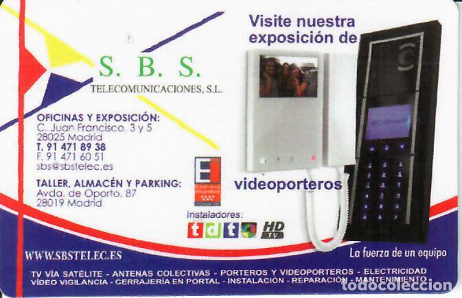 Coleccionismo calendarios: CALENDARIO DE PUBLICIDAD - A&Ntilde;O 2020 - S.B.S. TELECOMUNICACIONES