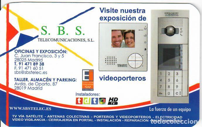 Coleccionismo calendarios: CALENDARIO DE PUBLICIDAD - A&Ntilde;O 2021 - S.B.S. TELECOMUNICACIONES