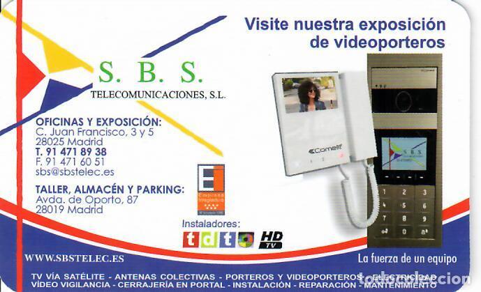 Coleccionismo calendarios: CALENDARIO DE PUBLICIDAD - A&Ntilde;O 2023 - S.B.S. TELECOMUNICACIONES