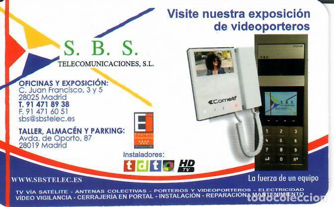 Coleccionismo calendarios: CALENDARIO DE PUBLICIDAD - A&Ntilde;O 2024 - S.B.S. TELECOMUNICACIONES