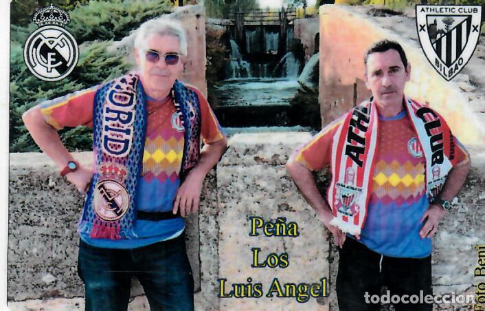Coleccionismo calendarios: CALENDARIO DE PUBLICIDAD F&Uacute;TBOL - A&Ntilde;O 2023 - PE&Ntilde;A LOS LUIS ANGEL REAL MADRID ATHLETIC CLUB