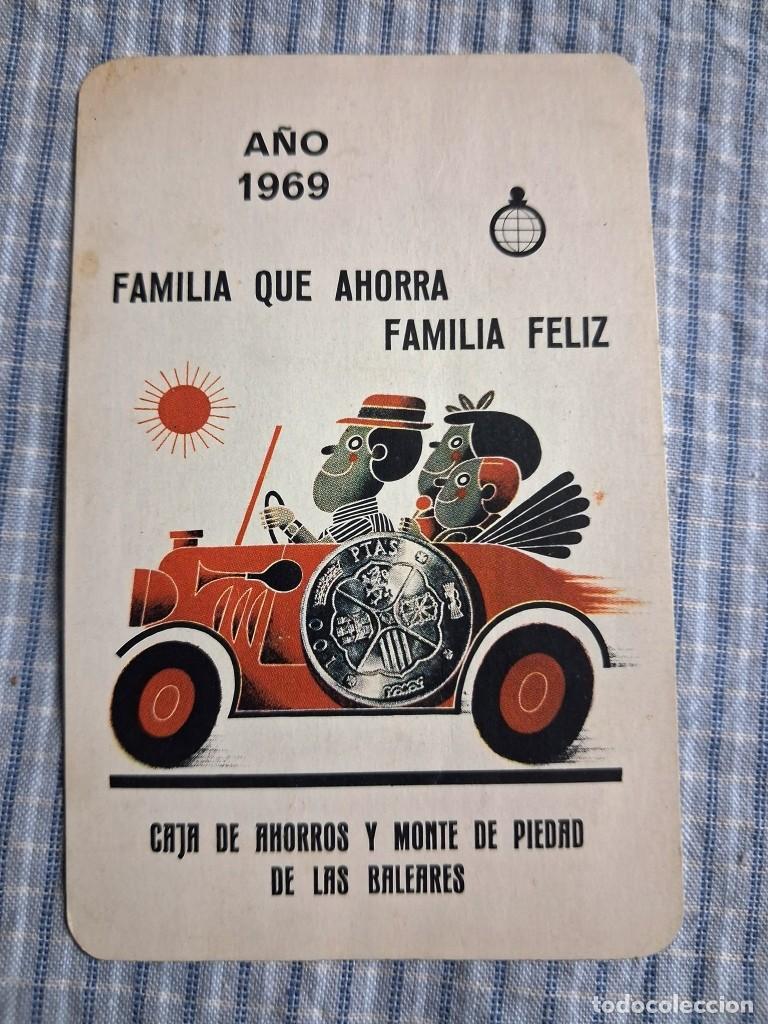 Collectables Calendars: Calendario Fournier. Caja Ahorros Monte Piedad Baleares. A&ntilde;o 1969. Estado ver im&aacute;genes