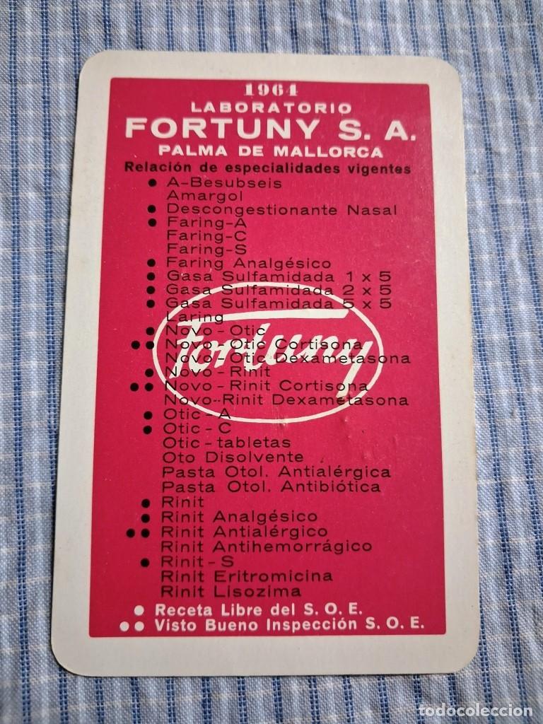 Coleccionismo calendarios: Calendario Fournier. Laboratorio Fortuny. A&ntilde;o 1964. Estado ver im&aacute;genes