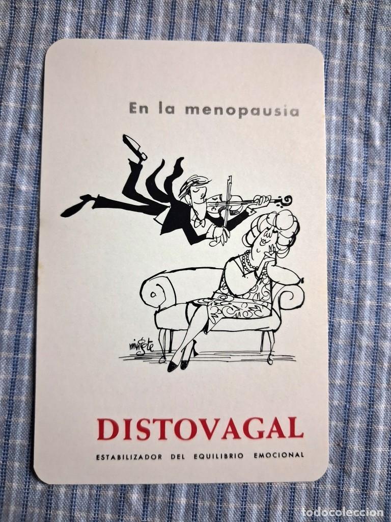 Coleccionismo calendarios: Calendario Fournier. Menopausia. Distovagal. A&ntilde;o 1977. Estado ver im&aacute;genes