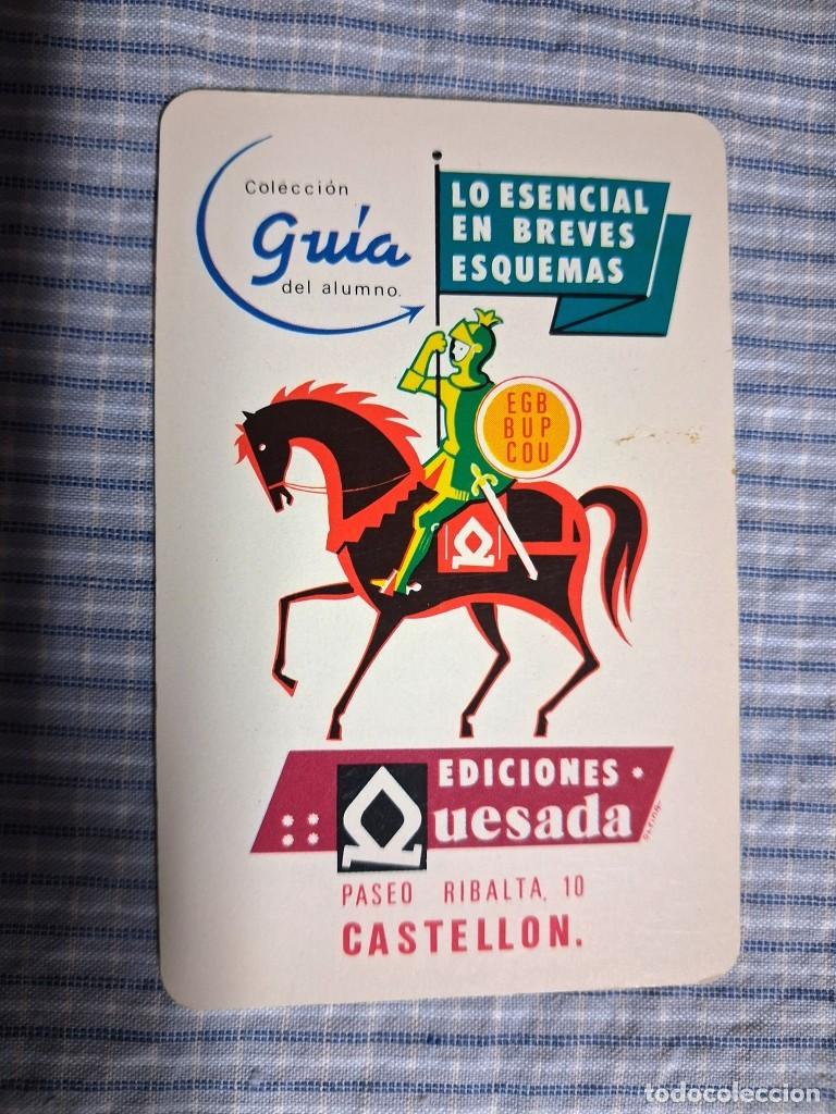 Coleccionismo calendarios: Calendario Fournier. Ediciones Quesada. Castell&oacute;n. A&ntilde;o 1984. Estado ver im&aacute;genes