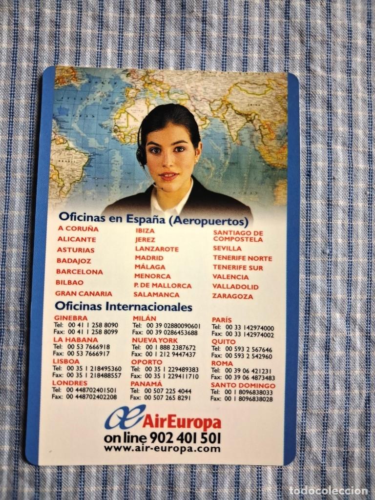 Coleccionismo calendarios: Calendario Air Europa. A&ntilde;o 2001. Estado ver im&aacute;genes