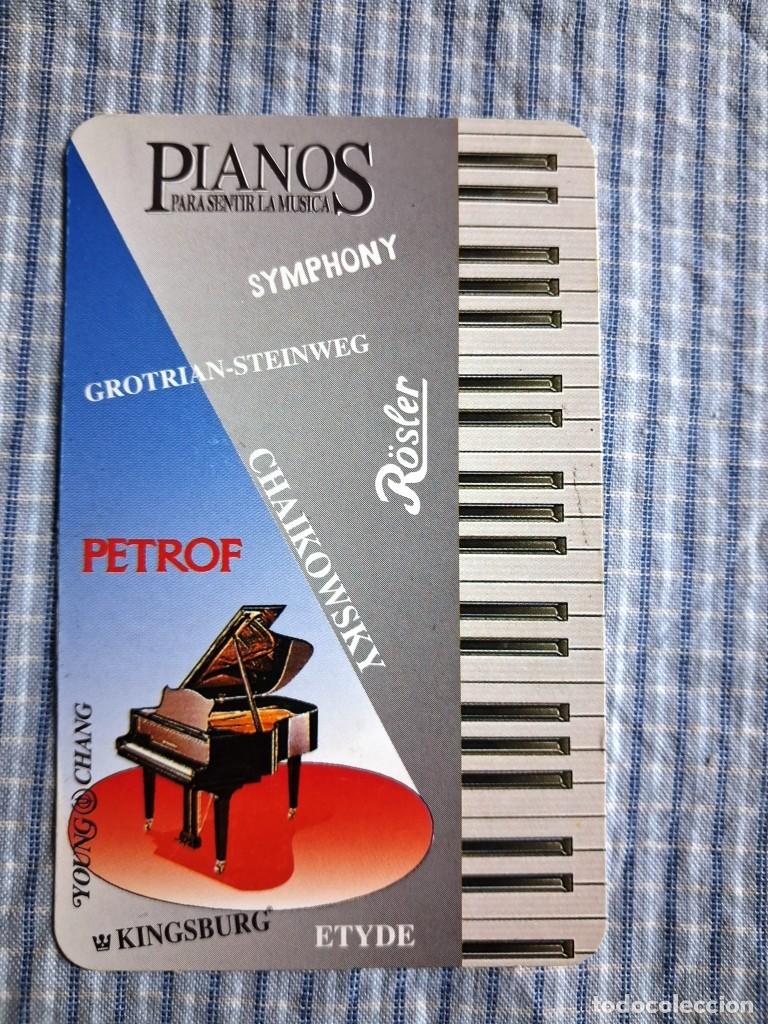 Coleccionismo calendarios: Calendario Pianos Petrof. A&ntilde;o 1995. Estado ver im&aacute;genes