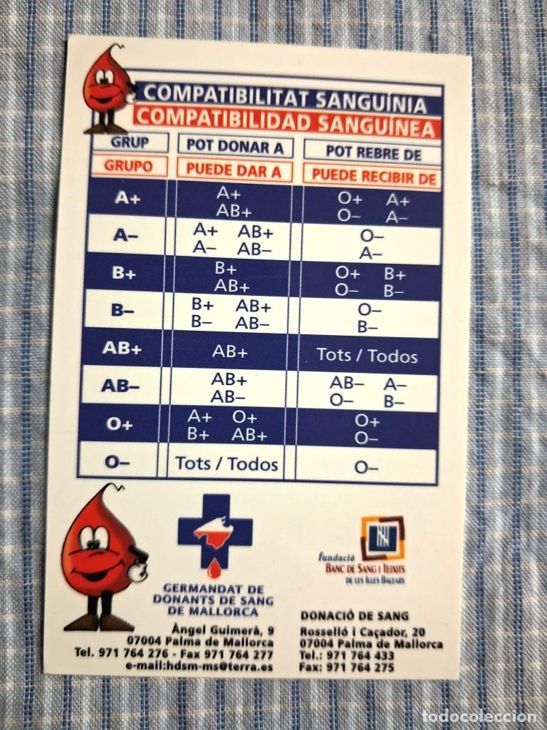 Coleccionismo calendarios: Calendario Donantes de sangre. Palma. Mallorca. A&ntilde;o 2002. Estado ver im&aacute;genes
