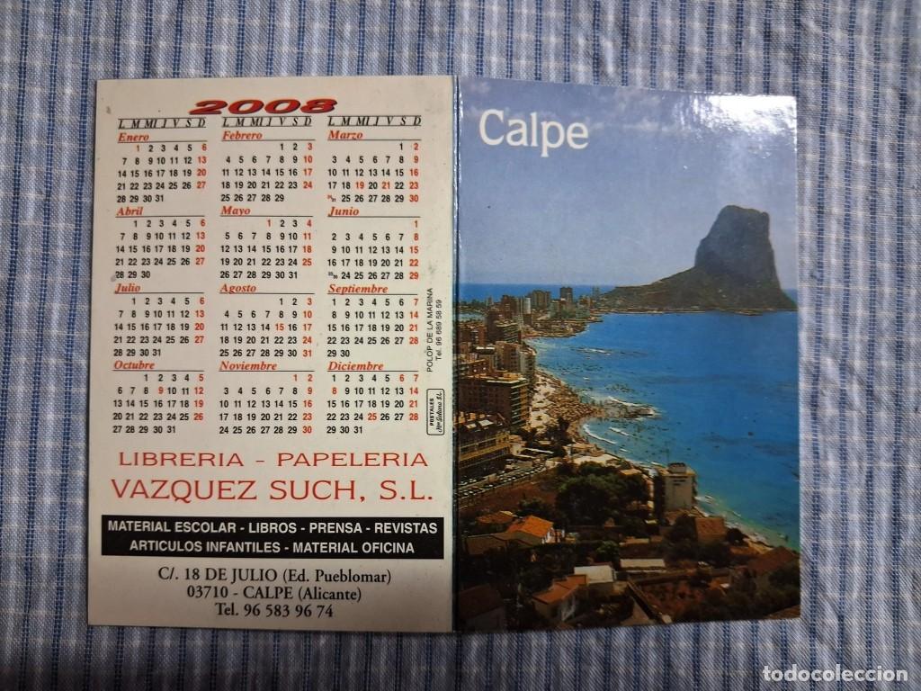 Coleccionismo calendarios: Calendario Librer&iacute;a V&aacute;zquez Such. Calpe. A&ntilde;o 2008. Estado ver im&aacute;genes