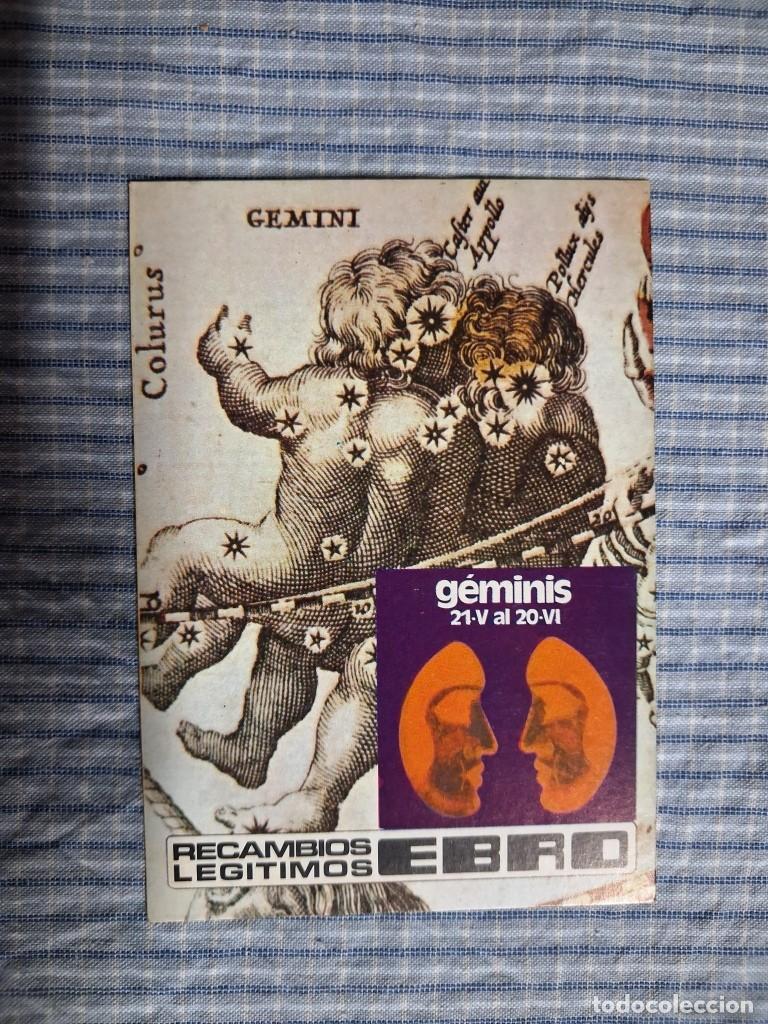 Coleccionismo calendarios: Calendario Motor Ib&eacute;rica Recambios Ebro. G&eacute;minis. Mallorca. A&ntilde;o 1973. Estado ver im&aacute;genes