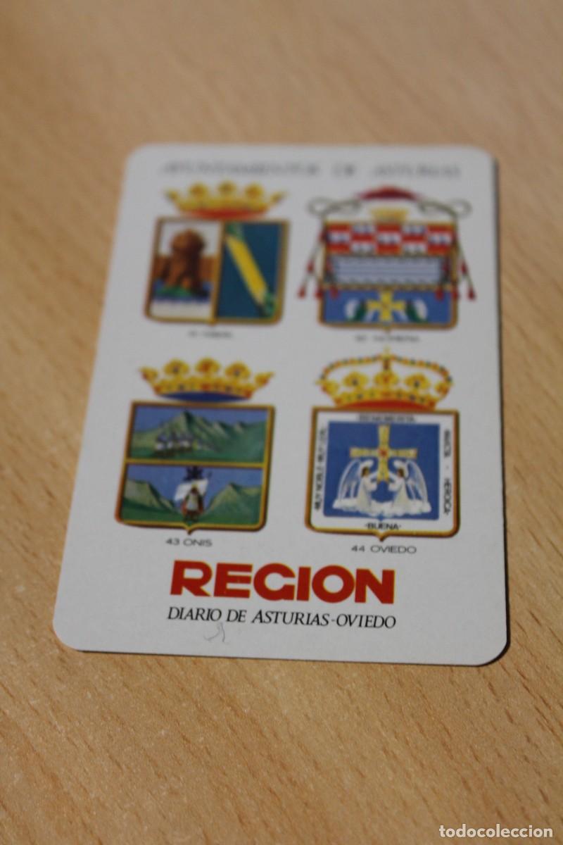Coleccionismo calendarios: CALENDARIO DE BOLSILLO. FOURNIER. REGION, DIARIO DE ASTURIAS. 1974. ES UN HF8. Escudos 41 a 44.