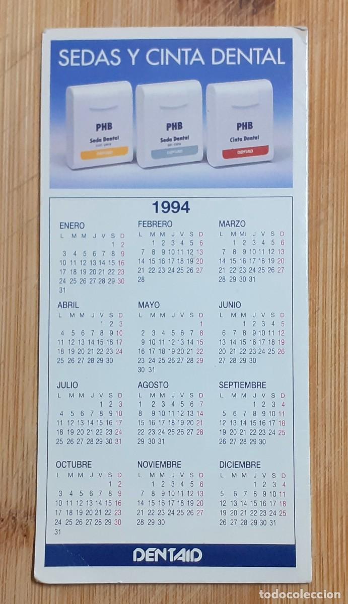 Coleccionismo calendarios: CALENDARIO BOLSILLO DENTAID 1994 - Foto 2