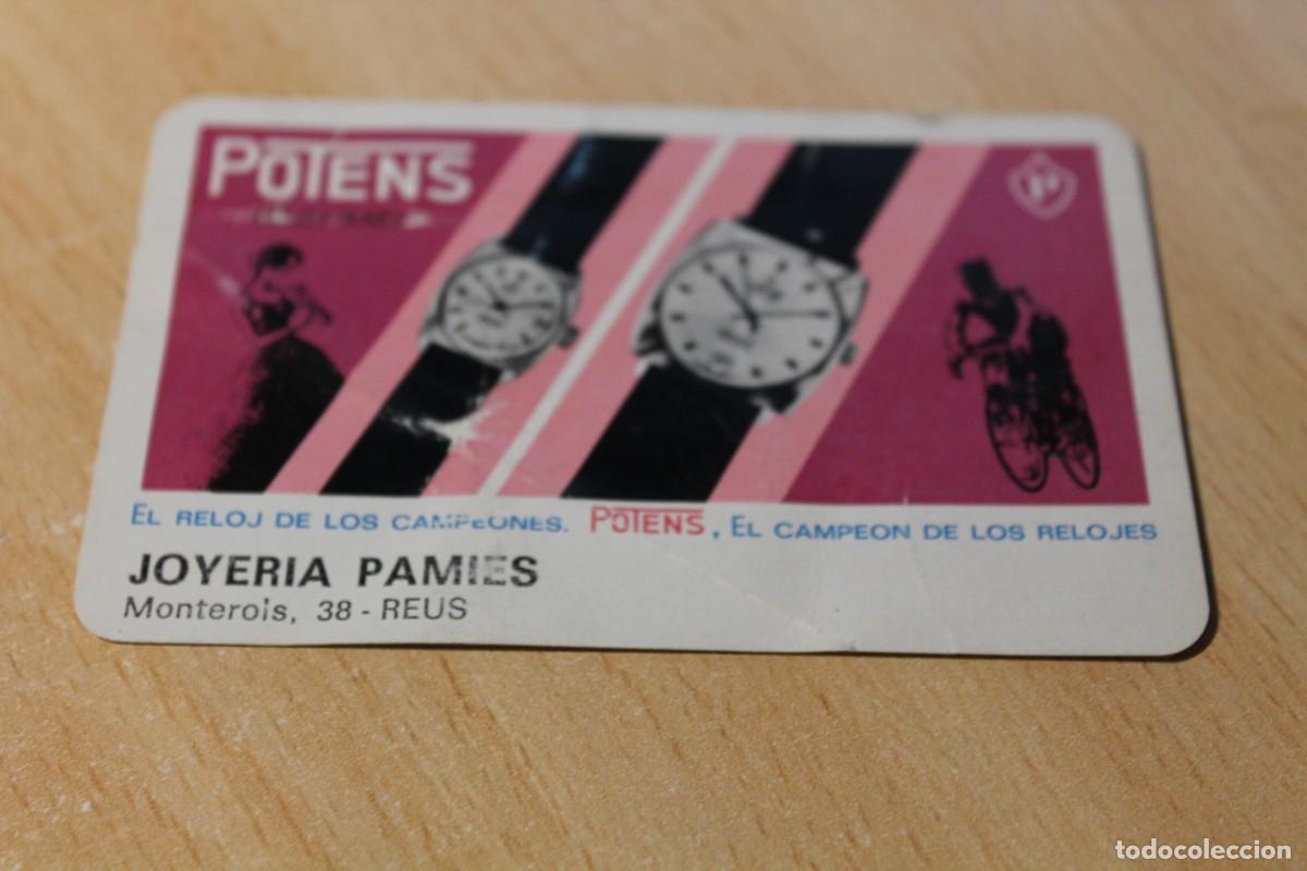 Coleccionismo calendarios: CALENDARIO DE BOLSILLO FOURNIER. RELOJ POTENS. JOYERIA PAMIES. REUS. A&Ntilde;O 1970. ES UN HF8.