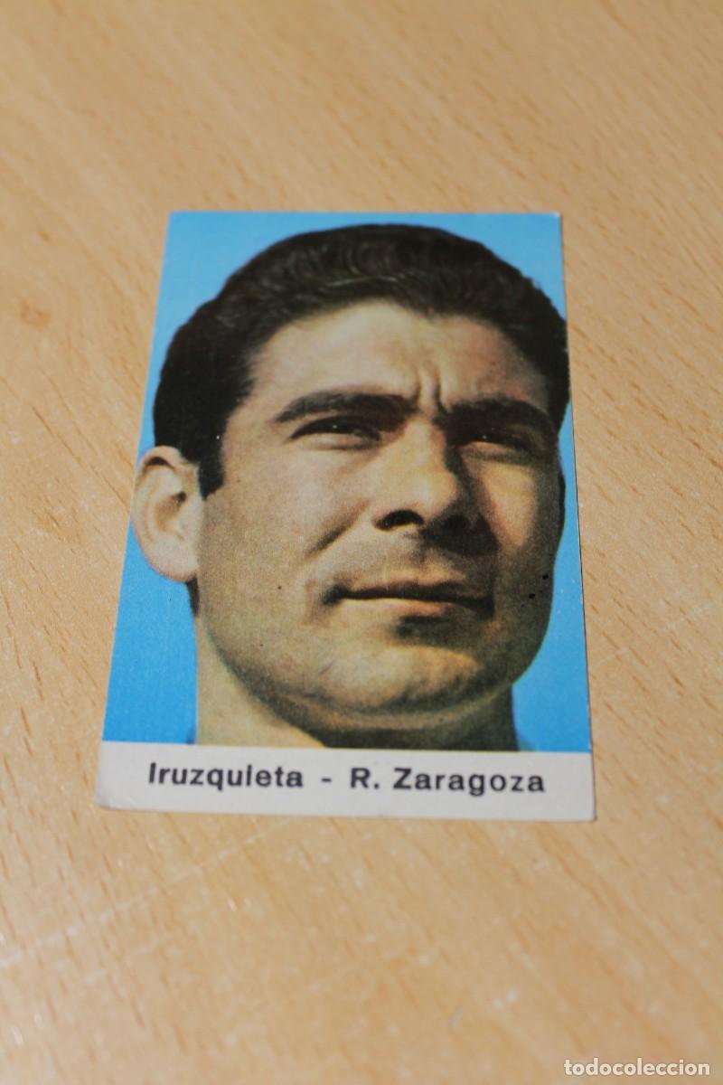 Coleccionismo calendarios: RARO CALENDARIO DE BOLSILLO. A&Ntilde;O 1971. Jugador de F&uacute;tbol. IRUZQUIETA. REAL ZARAGOZA.