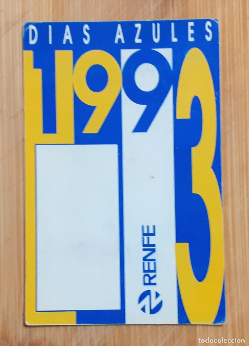 Coleccionismo calendarios: CALENDARIO BOLSILLO RENFE 1993