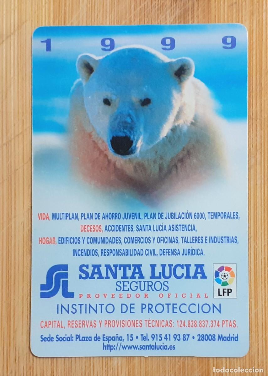 Coleccionismo calendarios: CALENDARIO BOLSILLO SANTA LUCIA 1999