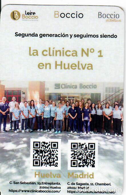 Coleccionismo calendarios: CALENDARIO DE PUBLICIDAD - 2025 - CL&Iacute;NICA BOCCIO - HUELVA, MADRID