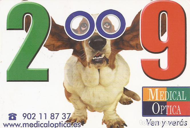 Coleccionismo calendarios: CALENDARIO PUBLICIDAD MEDICAL OPTICA 2009