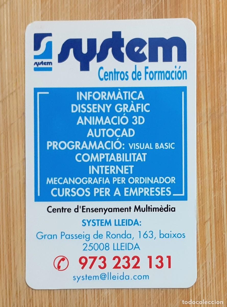 Coleccionismo calendarios: CALENDARIO BOLSILLO SYSTEM 2001 - Foto 1