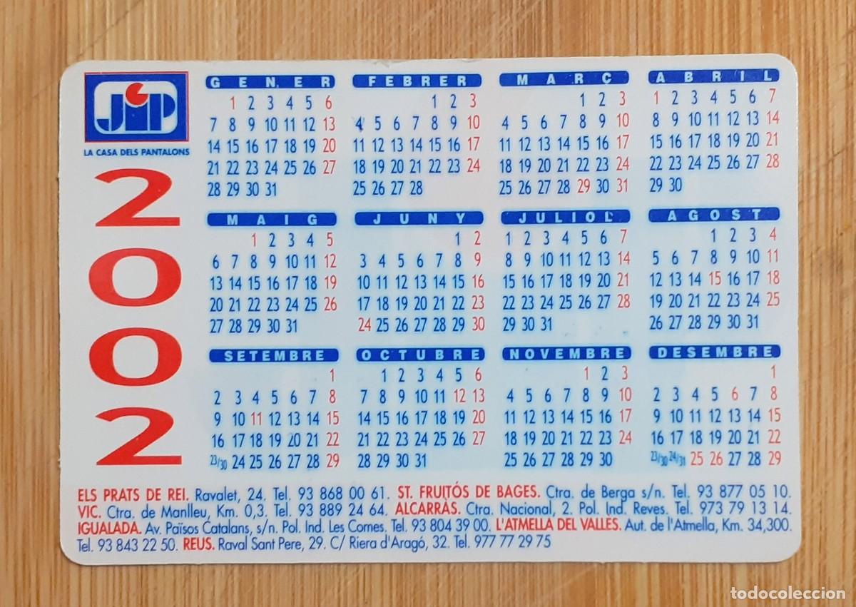 Coleccionismo calendarios: CALENDARIO BOLSILLO JIP 2002 - Foto 2