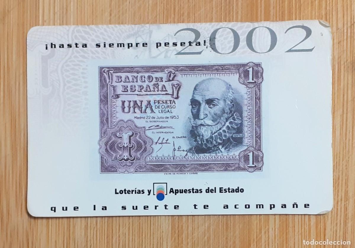 Coleccionismo calendarios: CALENDARIO BOLSILLO LOTERIAS Y APUESTAS DEL ESTADO 2002