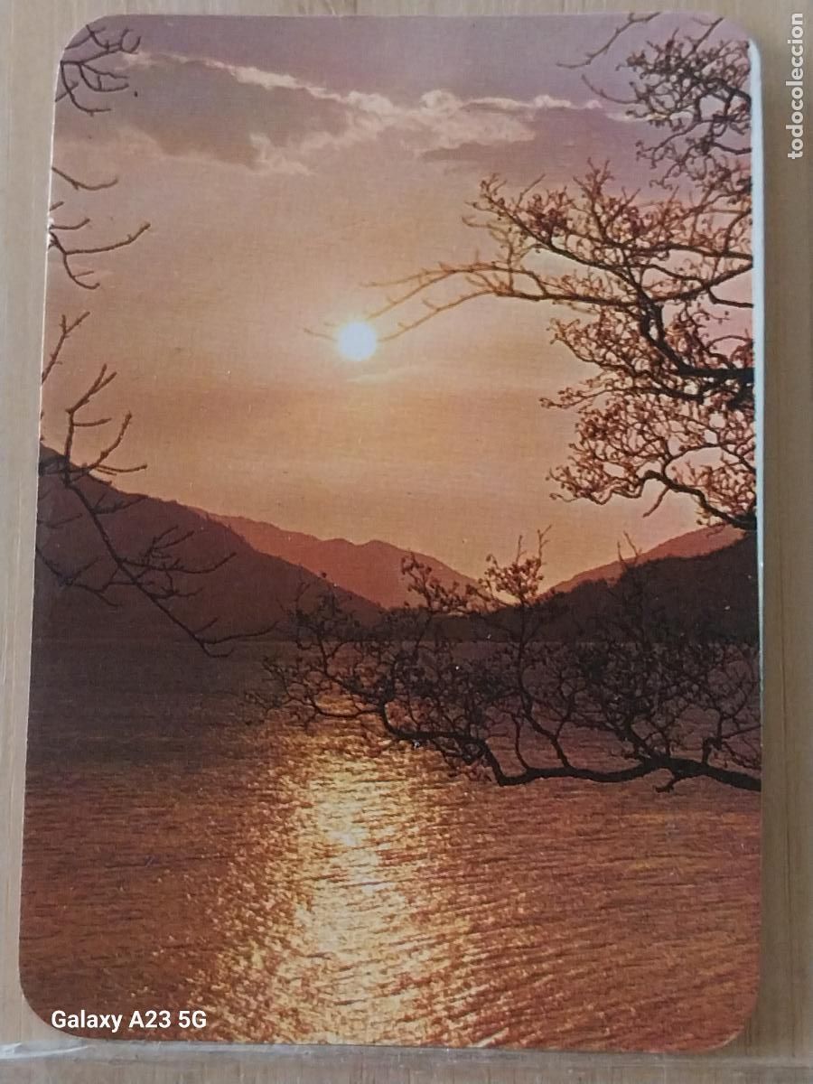 Coleccionismo calendarios: AMANECER ATARDECER PAISAJE CALENDARIO 1987 PUBLI MOLDURAS DE FRUTOS REF 130