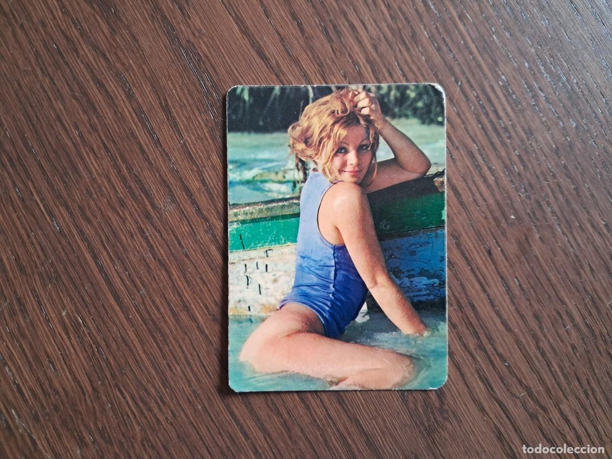 Coleccionismo calendarios: carnet de serie DLB 6.963, chica, bar los amigos, Madrid, a&ntilde;o 1975.