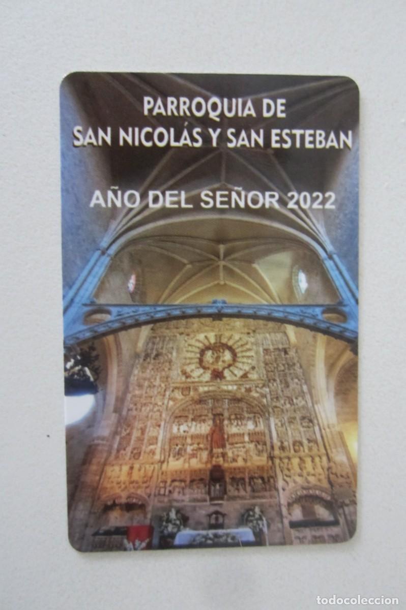 Coleccionismo calendarios: Calendario Parroquia San Nicol&aacute;s y San Esteban 2022