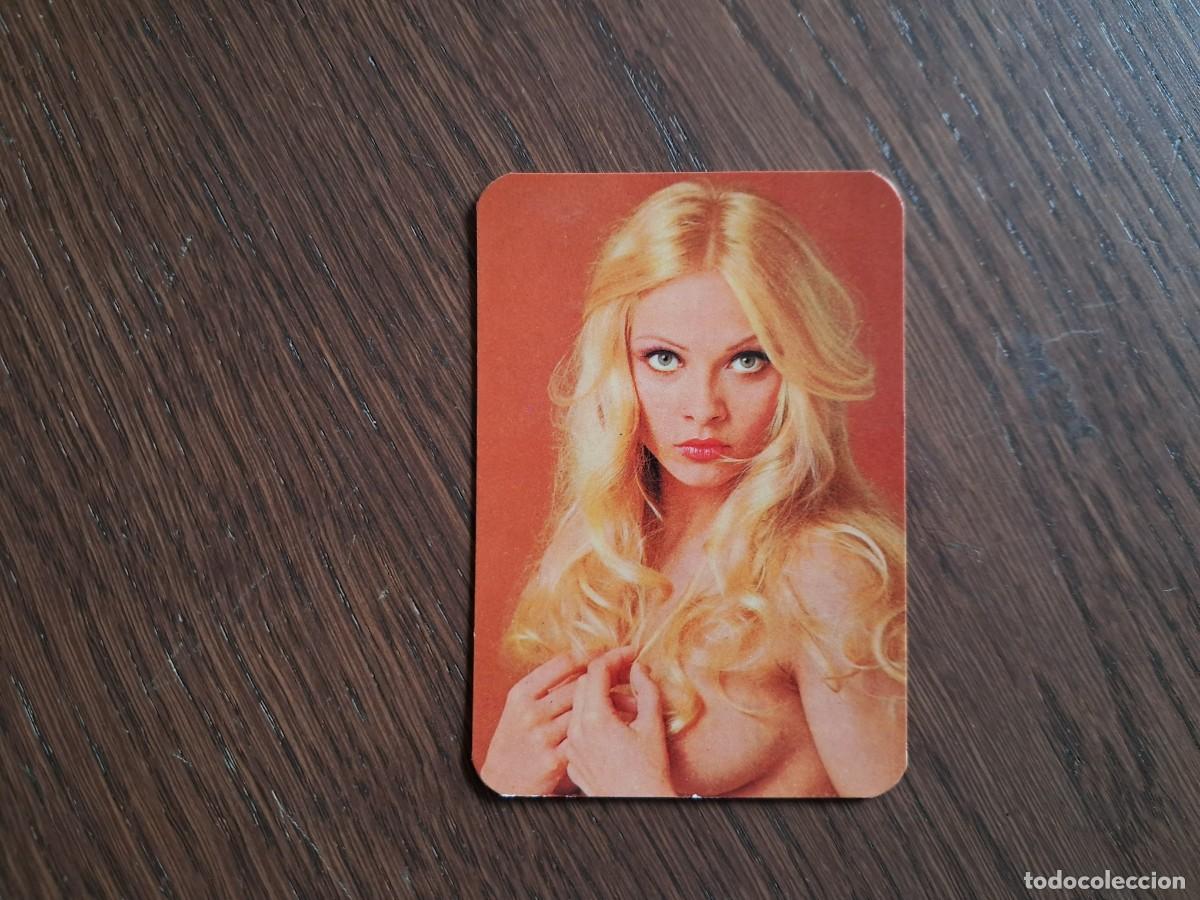 Coleccionismo calendarios: carnet de serie DLB 2.629, chica, bar restaurante Clavero, Barcelona, a&ntilde;o 1975.