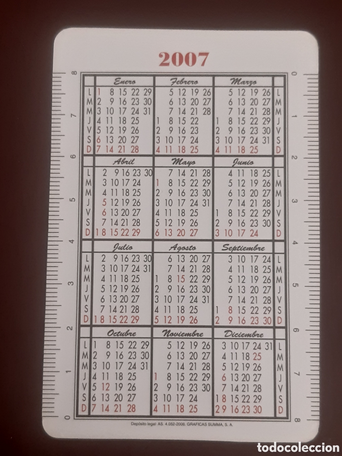 Coleccionismo calendarios: Calendario El Gaitero 2007 - Foto 2