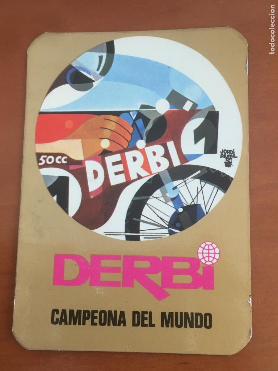 Coleccionismo calendarios: derbi 1970 calendario original muy buen estado