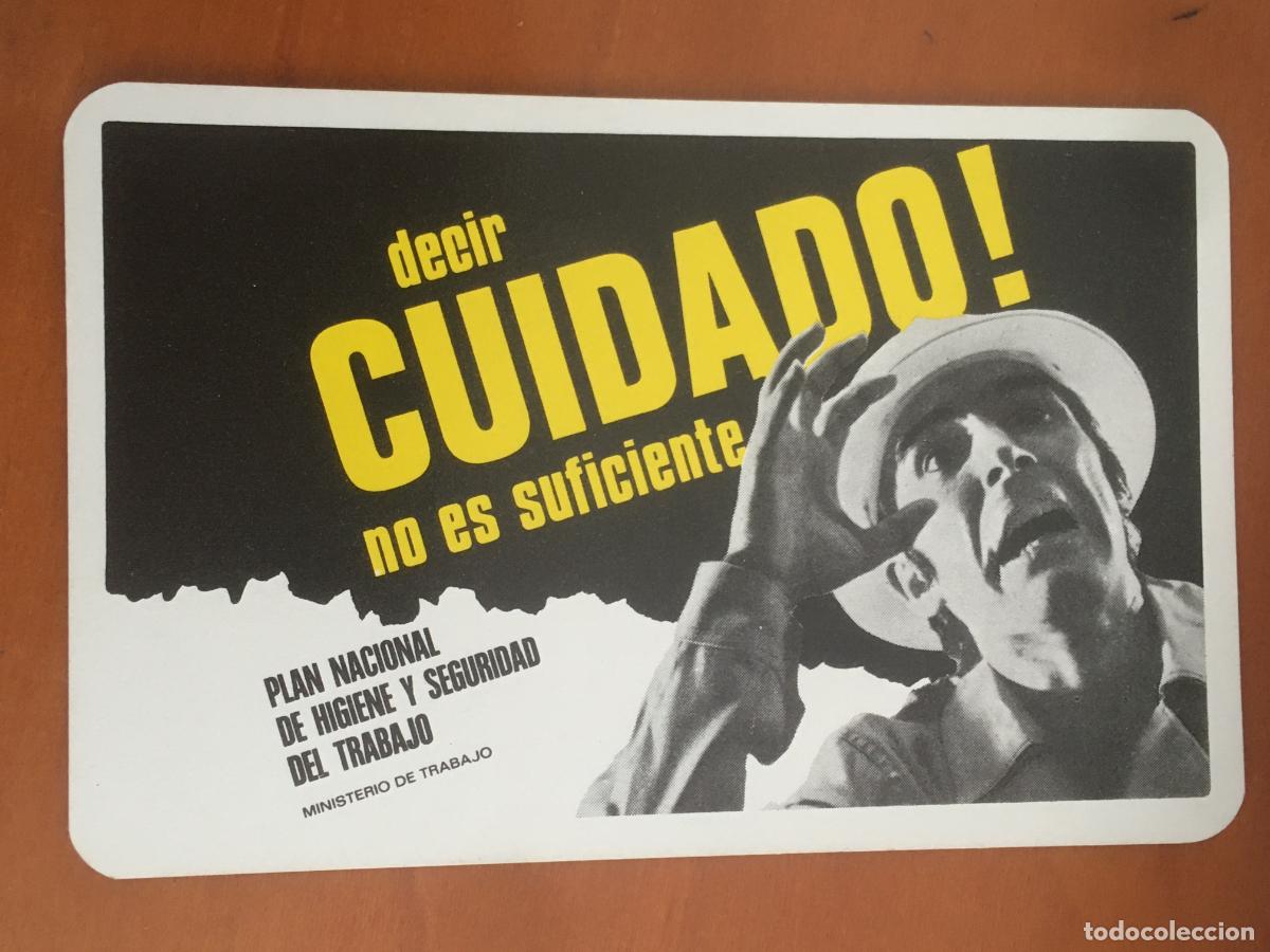Coleccionismo calendarios: fournier plan nacional higiene decir cuidado 1972 calendario original muy buen estado