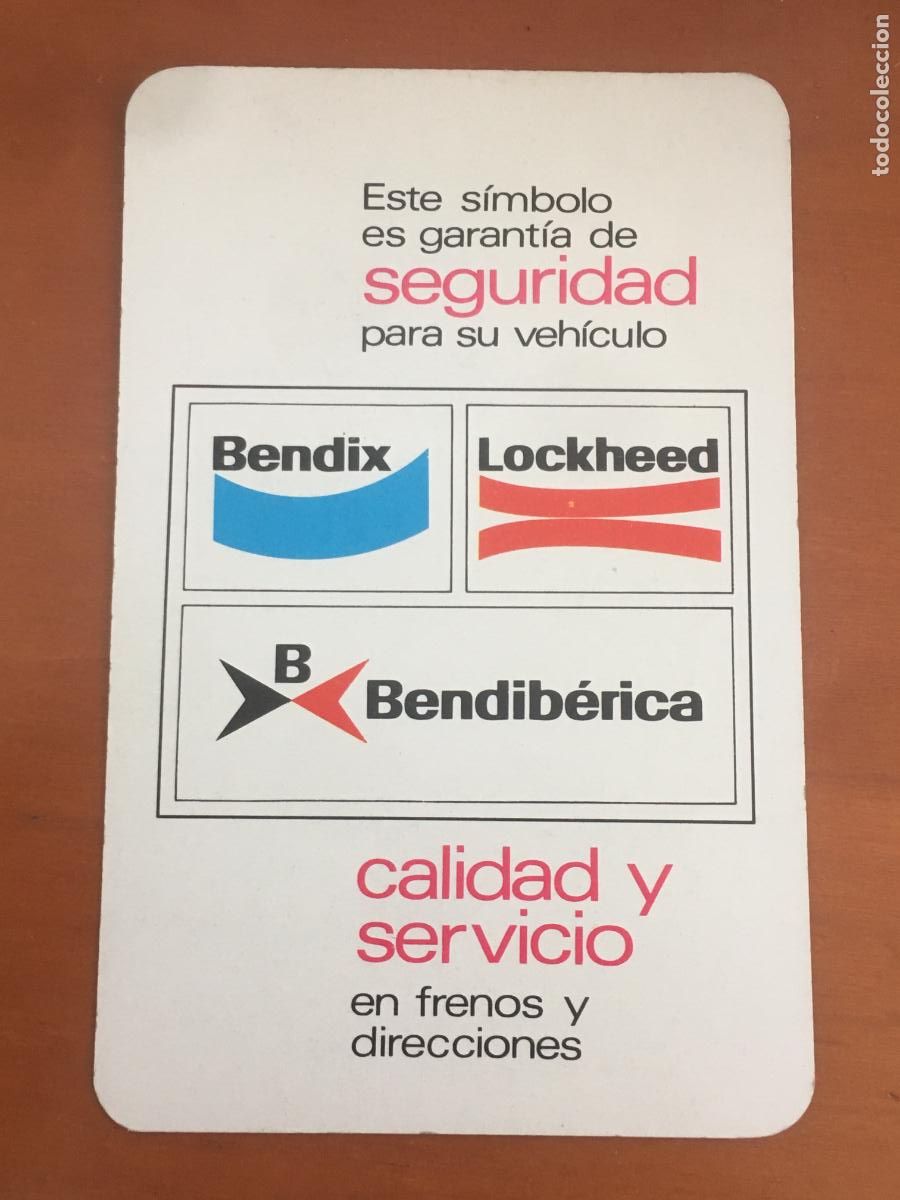 Coleccionismo calendarios: fournier bendiberica 1973 calendario original muy buen estado