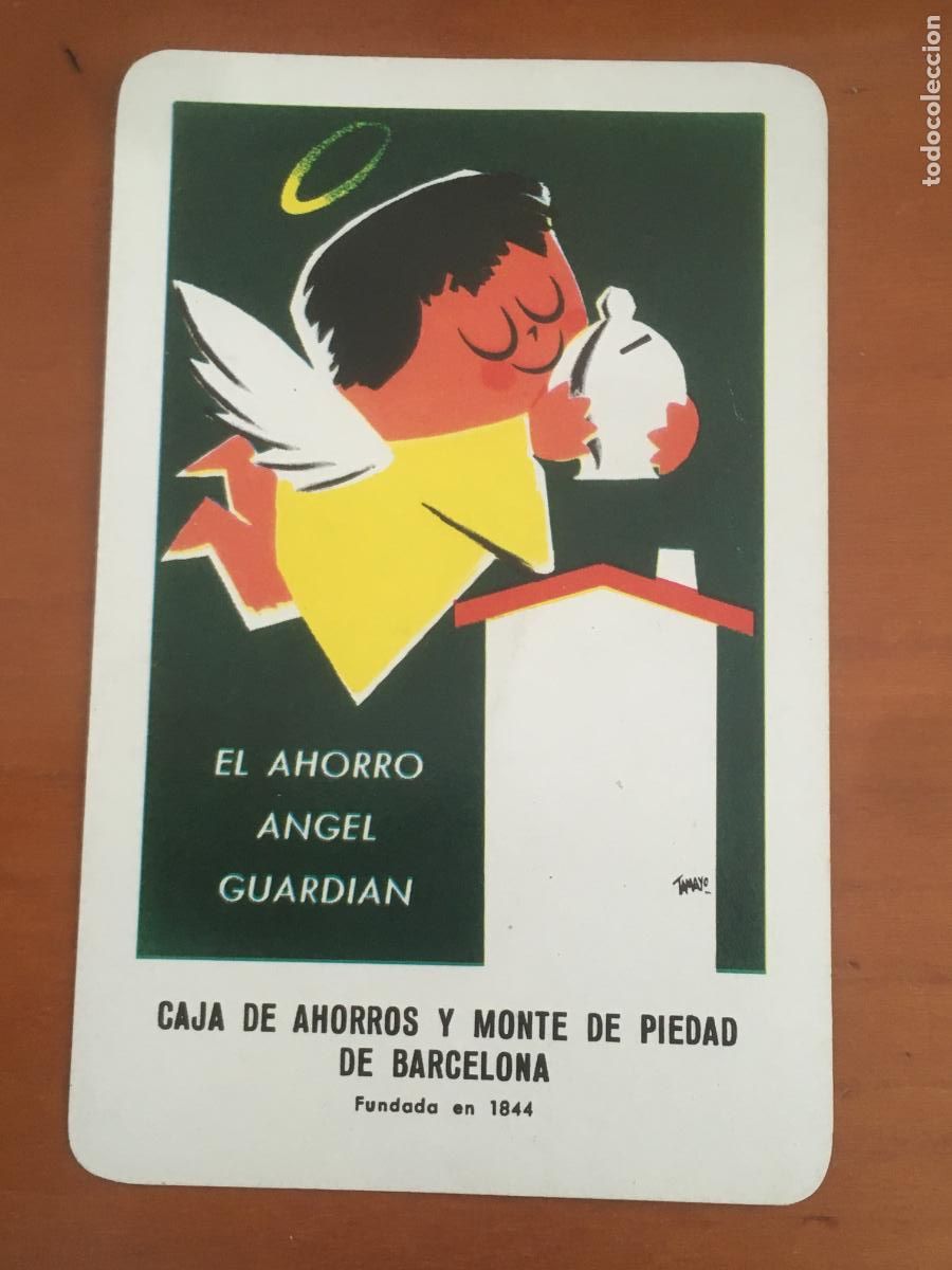 Coleccionismo calendarios: fournier caja ahorros monte piedad barcelona 1965 calendario original muy buen estado