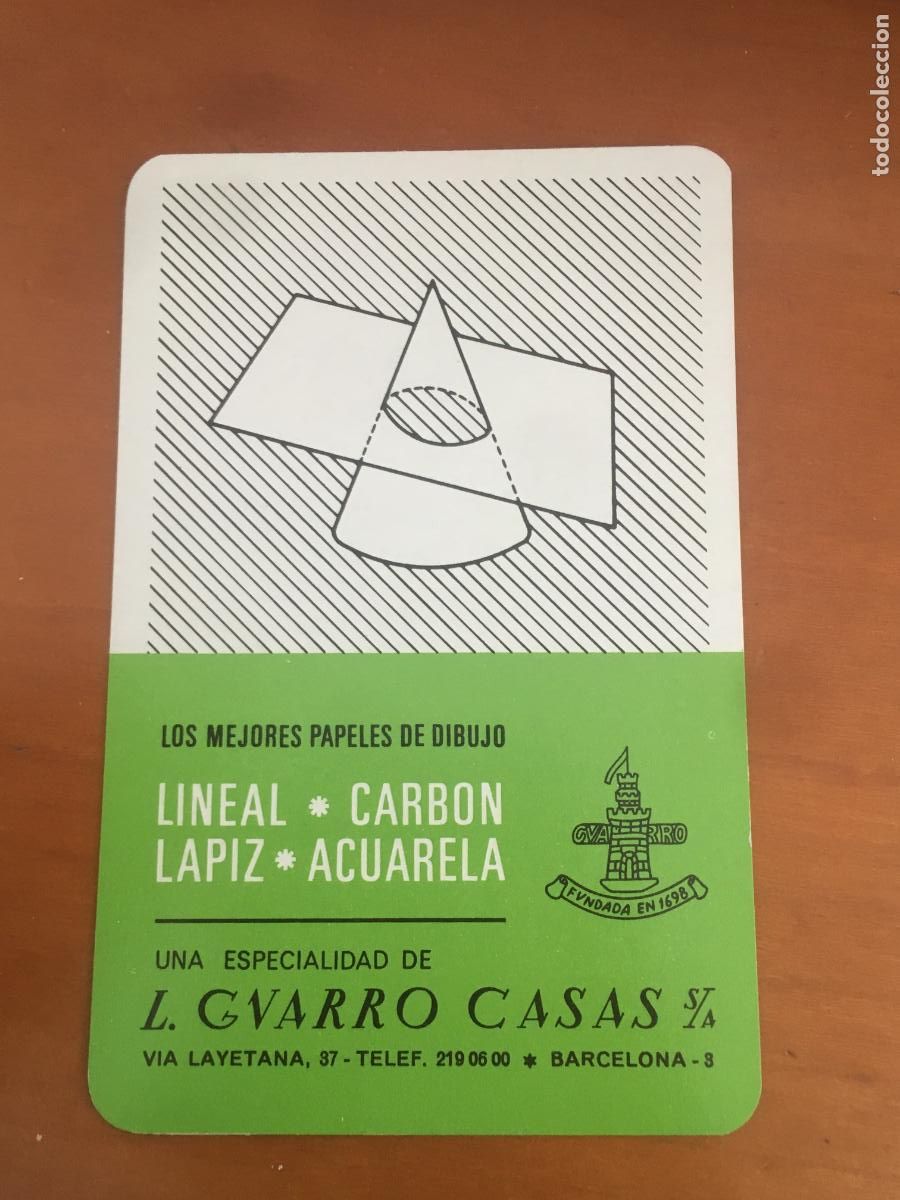 Coleccionismo calendarios: fournier guarro casas 1970 calendario original muy buen estado