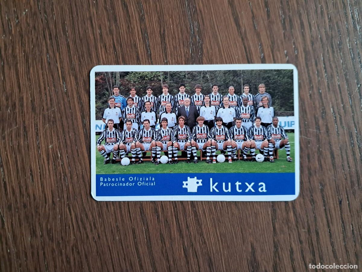 Coleccionismo calendarios: calendario H. Fournier, Kutxa, Real Sociedad futbol, a&ntilde;o 2000.