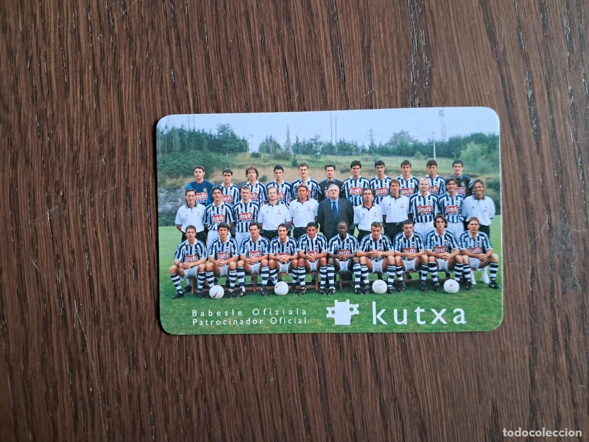 Coleccionismo calendarios: calendario H. Fournier, kutxa, Real Sociedad, futbol, a&ntilde;o 1998.