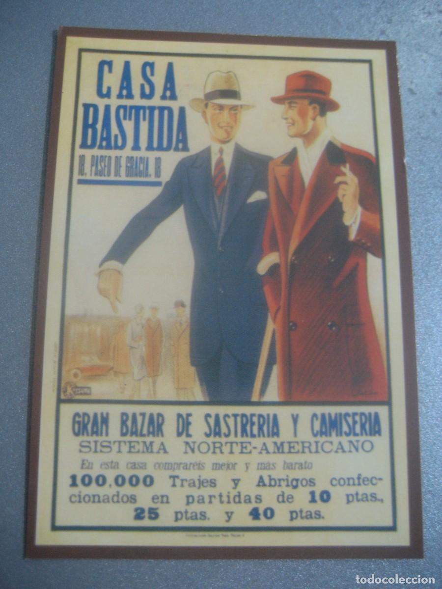 Coleccionismo calendarios: CALENDARIO CARTELES ANUNCIOS 1961. CASA BASTIDA SASTRERIA Y CAMISERIA. N&ordm;1