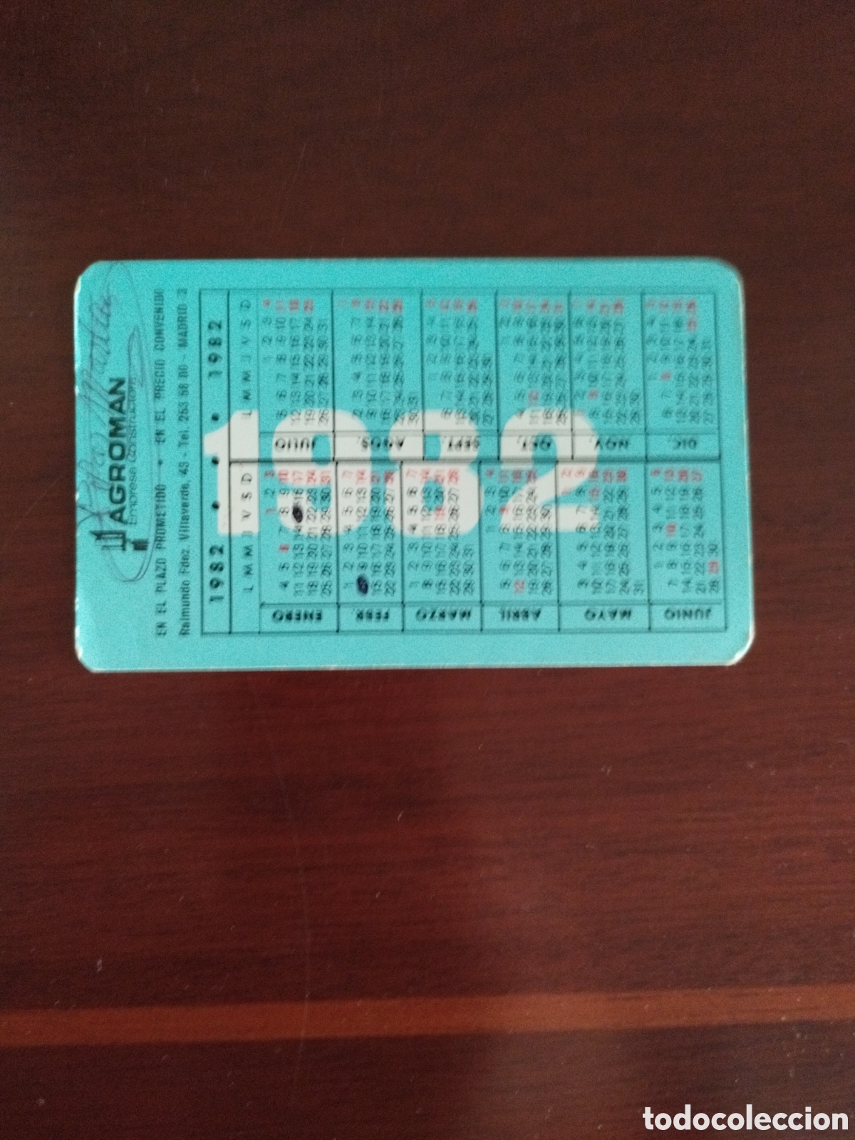 Coleccionismo calendarios: Calendario agroman a&ntilde;o 1982/1983