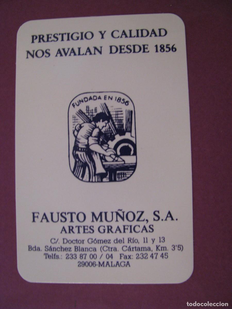 Coleccionismo calendarios: CALENDARIO DE BOLSILLO. FAUSTO MU&Ntilde;OZ S. A. ARTES GRAFICAS, MALAGA 1995