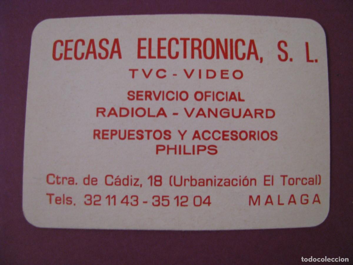 Coleccionismo calendarios: CALENDARIO DE BOLSILLO. CECASA ELECTRONICA S. L. MALAGA 1991