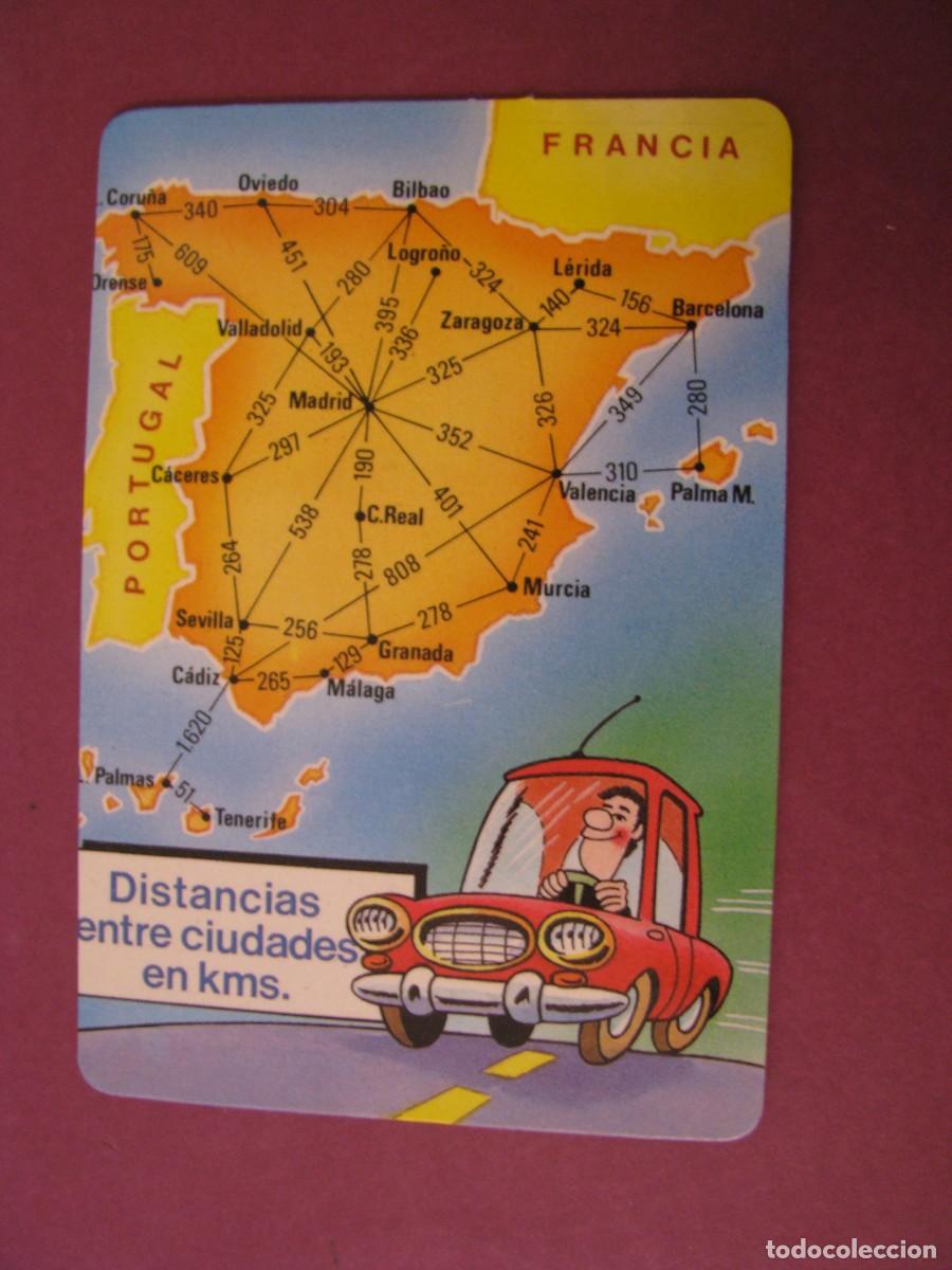 Coleccionismo calendarios: CALENDARIO DE BOLSILLO. DISTANCIAS ENTRE CIUDADES EN KMS. PUBL. HONDA MOTOS MU&Ntilde;IZ 1991