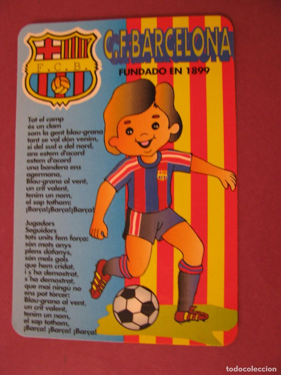 Coleccionismo calendarios: CALENDARIO DE BOLSILLO. FUTBOL F. C. BARCELONA. FABRICA DE SELLOS ESPADIS 1995